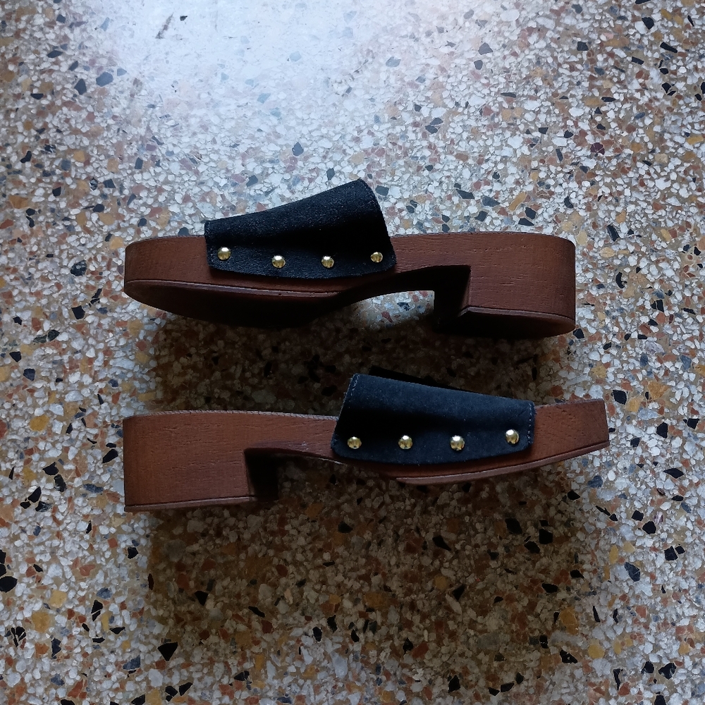 Black Slide clog